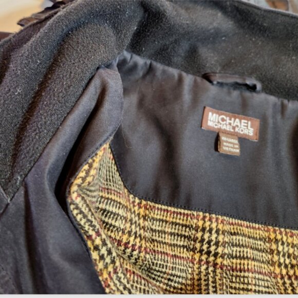 Michael Kors Water Resistant Hooded Coat Quilted Lining Jacket - Picture 12 of 12